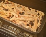 A picture of step 3 of Leftover Bread crust pudding - bread and butter.