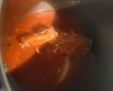 A picture of step 3 of Ky Country Hambone BBQ Beans (stovetop bbq baked beans).