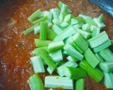 A picture of step 3 of Angoor kakdi ki sabji.