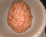 Foto del paso 3 de la receta: Pan de carne individual relleno de jamón, salsa fileto y muzzarella
