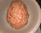 Foto del paso 3 de la receta: Pan de carne individual relleno de jamón, salsa fileto y muzzarella
