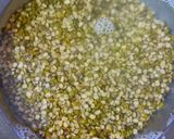 A picture of step 1 of Green Gram (Moong Dal) & Asafoetida (Daliya).