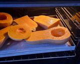 A picture of step 2 of Stuffed Butternut.