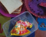 Foto langkah ke 2 dari resep Roti Bakar Ubi Ungu.