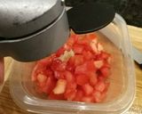 รูปขั้นตอนการทำที่ 2 ของ Bruschetta บรูสเกตต้า
