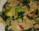 Foto langkah ke 8 dari resep “Resep Nasi Goreng Sawi Telur Orak Arik Pedas 1 Porsi – Praktis & Lezat” Ala DapurSenja.