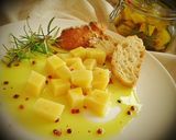 Foto del paso 4 de la receta Queso manchego a la pimienta rosa