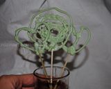 A picture of step 14 of Chocolate lace lollipops.