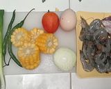 Foto langkah ke 1 dari resep Udang Cumi Saos Padang.