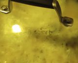 A picture of step 2 of Mushrooms and Swiss Eggs.