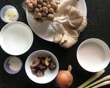 Hình bước làm 1 của món Nấm om dừa - 90 ngàn 3 món Chay chanh sả :)