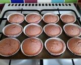 A picture of step 6 of Vickys Strawberry Milkshake Cupcakes, GF DF EF SF NF.