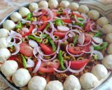 صورة لخطوة 4 من وصفة بيتزا دجاج بطريقتي 😘😋✌️