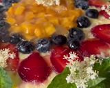 Retro gyümölcstorta 🫐🍒🥭🍍🍓 recept fázis 11 fotója