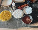 A picture of step 2 of Passion fruit brownie with passion fruit sauce.