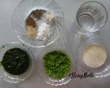 A picture of step 1 of Harabhara kebabs.