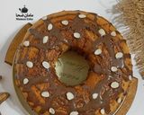 عکس مرحله 8 از دستور کیک دو رنگ هل و دارچین
