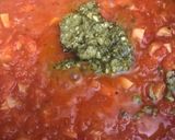 Foto del paso 4 de la receta: Pastas de arroz en salsa napolitana con atún 🍝 🥰