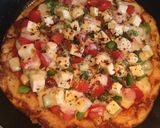A picture of step 12 of Pan Paneer Pizza.