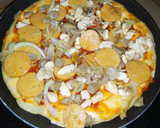 Foto langkah ke 7 dari resep Pizza teflon.