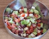 Görögsaláta recept fázis 4 fotója