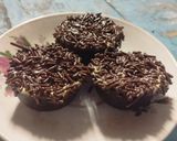 Foto langkah ke 7 dari resep Brownies Cokelat Kukus Mini 1 Telur.