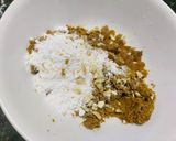 A picture of step 1 of Til Besan Ladoo.
