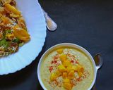 A picture of step 4 of Mango Mint Raita.