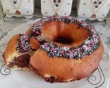 عکس مرحله 1 از دستور کیک دورنگ