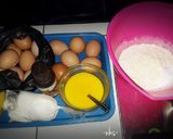 Foto langkah ke 1 dari resep Cake Jelita isi Buttercream Keju.