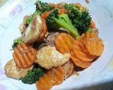 Gambar langkah 4 resipi Mix vege simple.