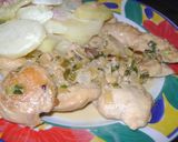 Foto del paso 9 de la receta: Supremas de pollo con verdeo al disco