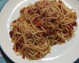 Foto langkah ke 5 dari resep Spaghetti Aglio Olio Beef.