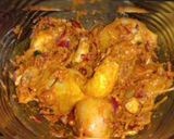A picture of step 1 of Goalondo Chicken Steamer Curry.