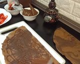 صورة لخطوة 12 من وصفة ليكراب حلوين ومقرمشين بذوق شوكولاته والبانان 😋