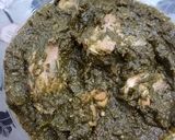 A picture of step 8 of Palak chicken 💖💖.