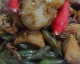 Foto langkah ke 3 dari resep Tumis buncis tahu telur puyuh.