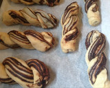 Foto del paso 10 de la receta: Trenzas de brioche al chocolate