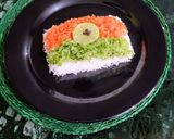A picture of step 2 of Steamed Rice & Salad.