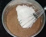 A picture of step 5 of Eggless Chocolate Cake.