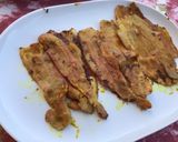 Une image de l'étape 5 de Bacon mariné tomate et épices grillé à la plancha.