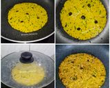 A picture of step 4 of Roti Thalipeeth.