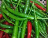 Gambar langkah 1 resipi Sambal Penyet Cara Aza Aaj.