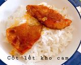 Hình bước làm 3 của món Cốt lết kho cam