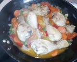 Foto del paso 4 de la receta: Pollo a la jardinera