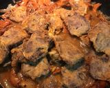 Foto del paso 7 de la receta: Lengua de cerdo con cebolla y rovellón (níscalos)