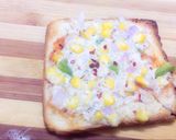 A picture of step 6 of Veg open cheese sandwich.