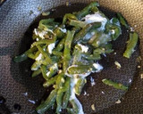 Foto del paso 1 de la receta: Chauchas con ajo y clara de huevo