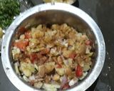 কাবলী ছোলা ও আলু র চাট(kablichola o aloor chat recipe in bengali) রেসিপি ধাপ - 4 ছবি
