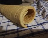 Gesztenyés piskótatekercs recept fázis 4 fotója